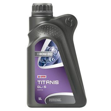 Олива трансмісійна LOTOS Titanis GL-5 80W-90 1 л (WK-K104060-0H0) 300190 фото