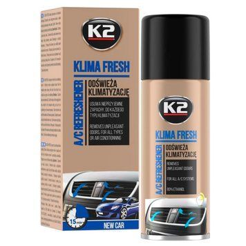 Очищувач системи кондиціонування K2 Klima Fresh Нове авто 150 мл (K222NC) K20820 фото