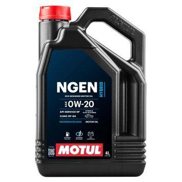 Олива моторна MOTUL Ngen Hybrid 0W-20 4 л (111902) 110129 фото