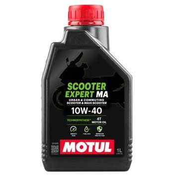 Олива моторна MOTUL Scooter Expert 4T МА 10W-40 1 л (105960/831901) 110076 фото