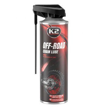 Мастило для ланцюгів K2 Off PRO Chain Lube рідке синтетичне прозоре аерозоль 250 мл (W139) K20018 фото
