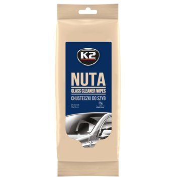 Серветки вологі K2 Nuta Wipes для очищення скла та скляних поверхонь 24 шт (K500) K20513 фото