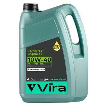 Олива моторна для генераторів VIRA Garden 4T A3/B3 SG 10W-40 4,5 л (VI0405) VI0405 фото