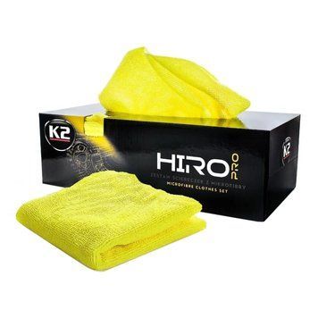Набір серветок K2 Hiro Microfibre для догляду за автомобілем мікрофібра 30 см x 30 см 30 шт (D5100) K20699 фото