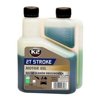 Олива моторна K2 2T Stroke Oil Green 500 мл (O528GREENML500E) K20923 фото