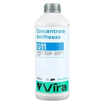 Рідина охолоджуюча VIRA Concentrate Antifreeze G11 синя концентрат 1,5 л (VI2003) VI2003 фото