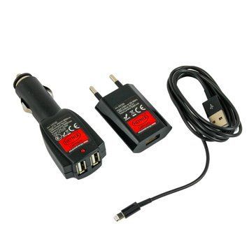 Зарядний пристрій HEYNER Premium iPhone Micro USB 12/24/230V (511 720 HE) 419624 фото