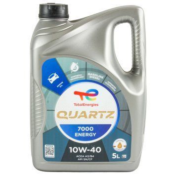 Олива моторна TOTAL Quartz 7000 Energy 10W-40 5 л (201537) 820058 фото