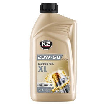Олива моторна K2 SL/CF 20W-50 1 л (O2711E) K20973 фото
