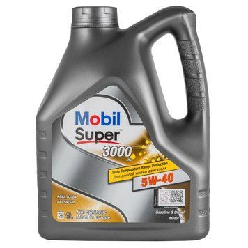 Олива моторна MOBIL Super 3000 x1 5W-40 4 л (152566) 270029 фото