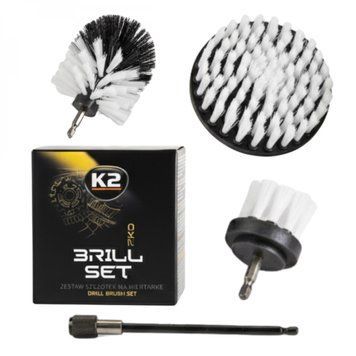 Набір щіток K2 Brill Set PRO DRILL Brush Set на дриль для чищення професійний (D7051) K20890 фото